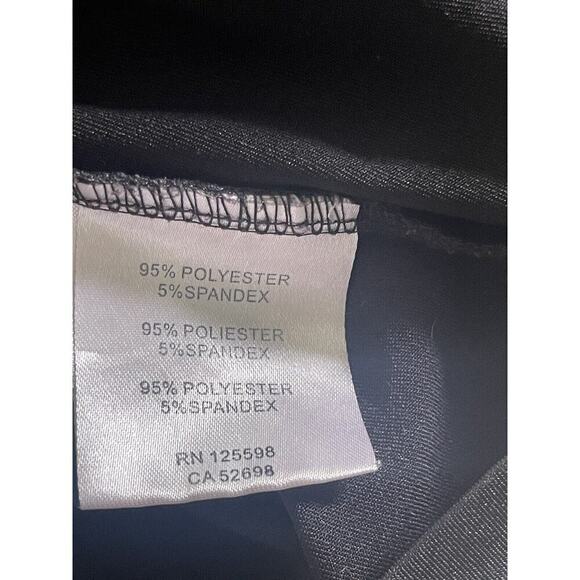 ELLEN TRACY Women’s Size L Dress Short Sleeve Knee Length Bodycon Cinching - Picture 8 of 9